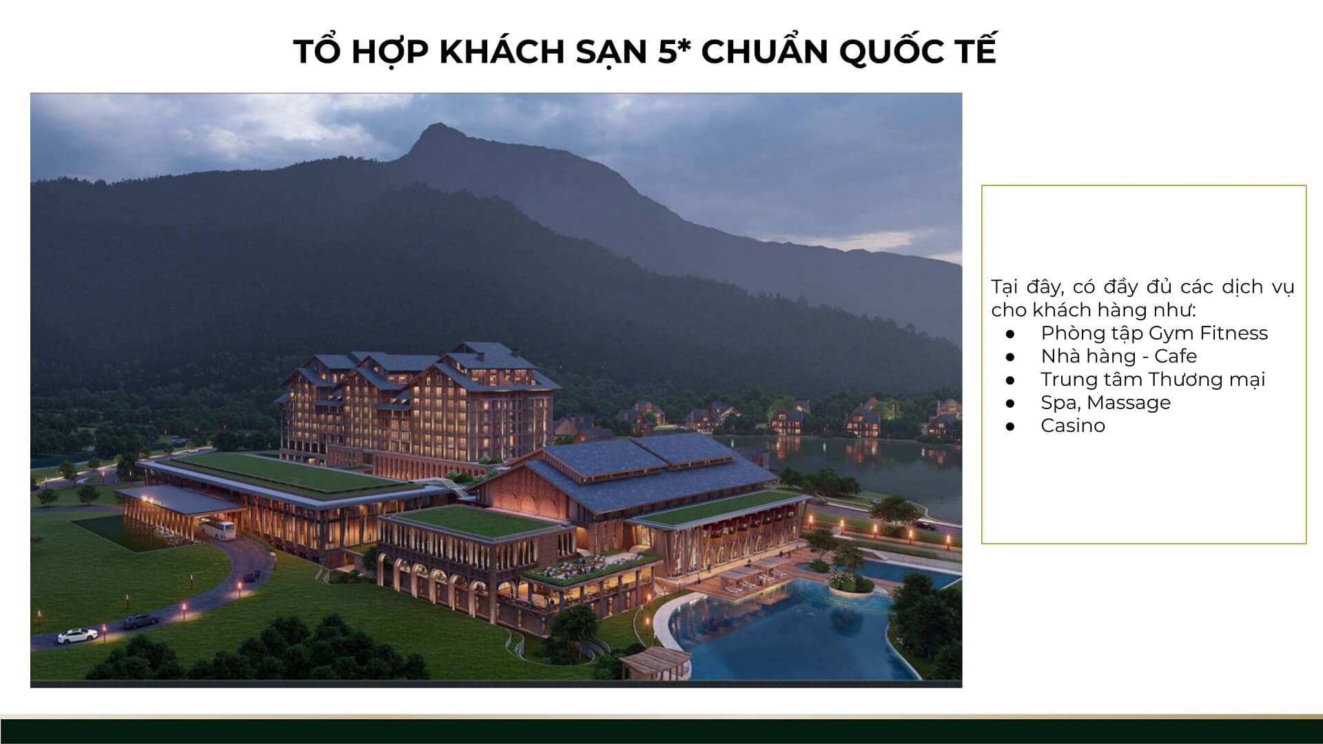 Khách sạn 5 sao tại Thanh Lanh Valley