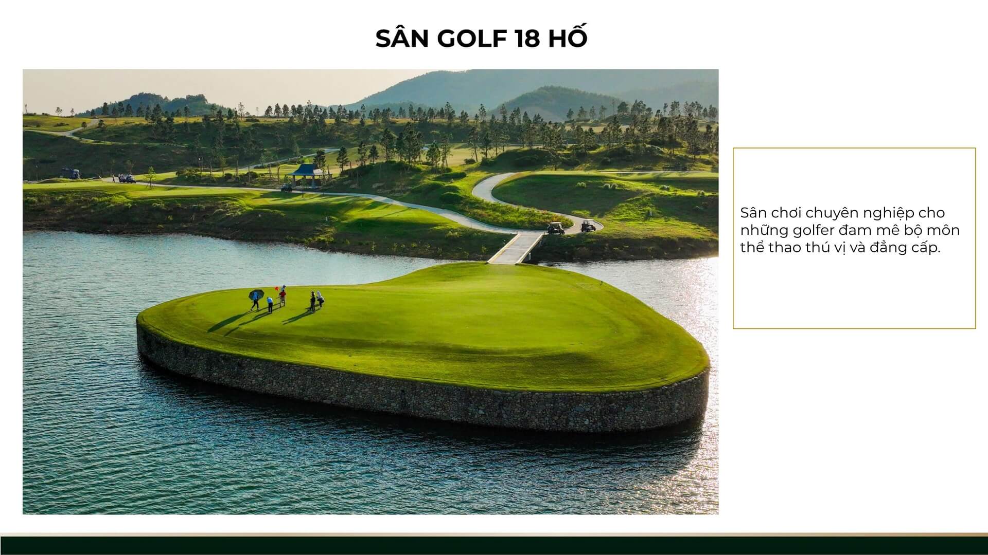 Sân Golf 18 hố tại Thanh Lanh Valley